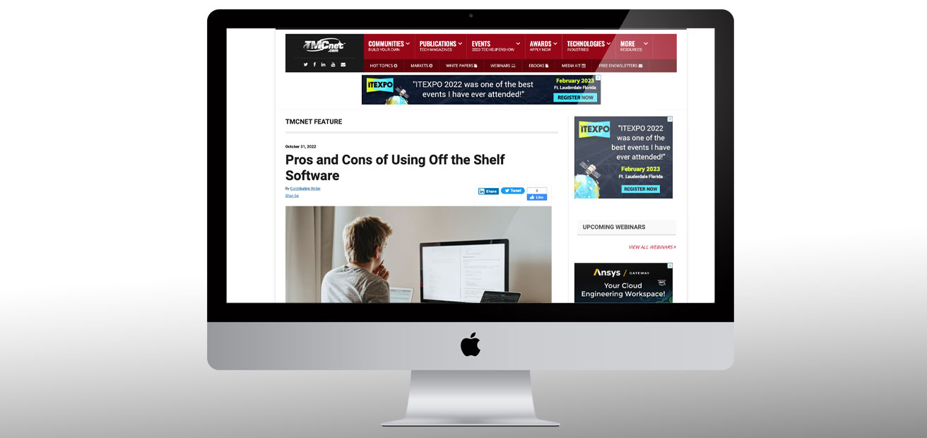 Press - Pros and Cons of Using Off the Shelf Software